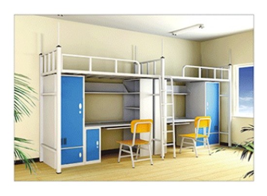 双连二人位侧梯组合床