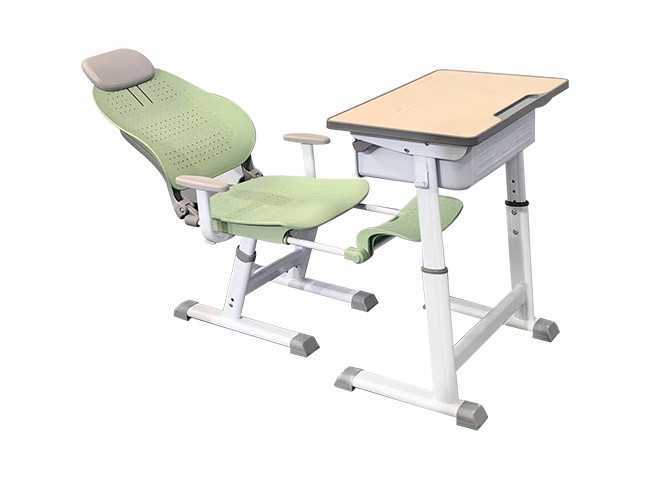 可躺式午休课桌椅